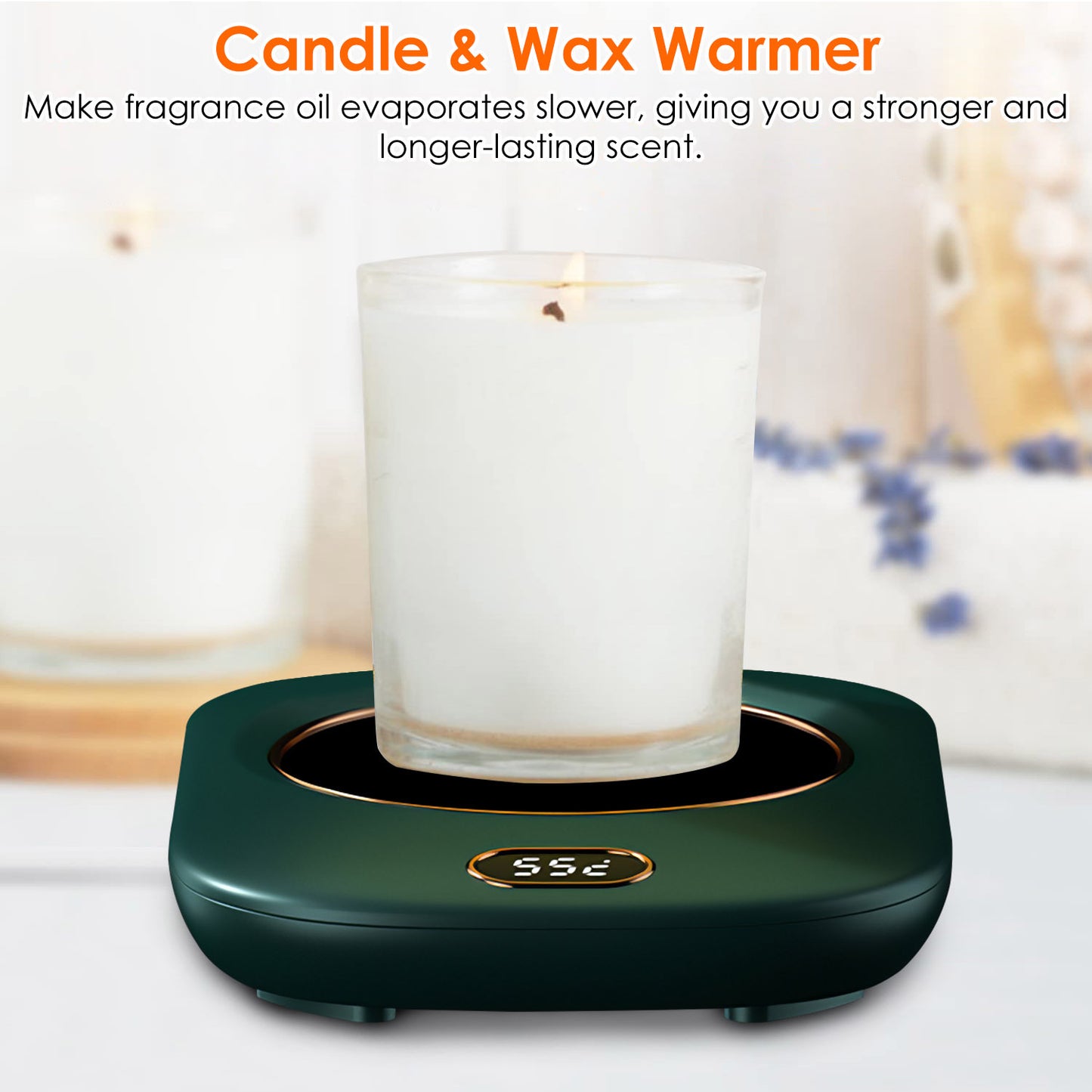 Coffee Mug Warmer For Desk Auto Shut Off USB Tea Milk Beverage Cup Heater Heating Plate For Office Home 3 Temperature Setting