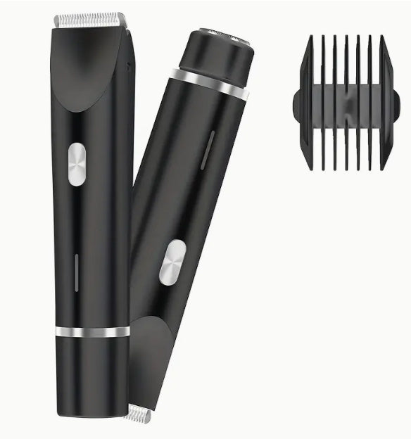 Hair Remover Women's Double Head Shaver Private Pubic Hair Trimmer Electric Razor Wet Dry Electric Body Hair