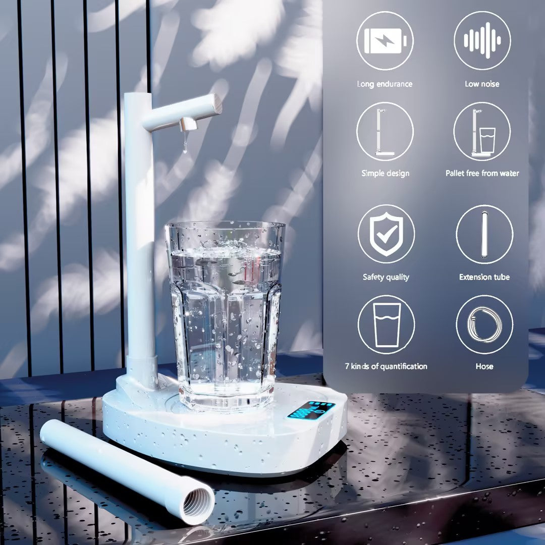 Tupe Water Dispenser Automatic Water Bottle Desktop Rechargeable Water Dispenser With Stand