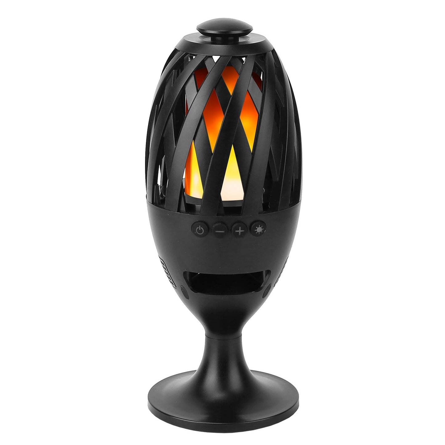 LED Flame Speakers Torch Wireless Speaker Waterproof Stereo Bass Speaker Outdoor Light-Up Speaker Atmosphere LED Flickers Night Light Patio Stake Lights Lantern For Party Camping