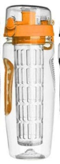 Fruit Infuser Water Bottle 32oz – BPA-Free Plastic Sports & Juice Shaker Bottle