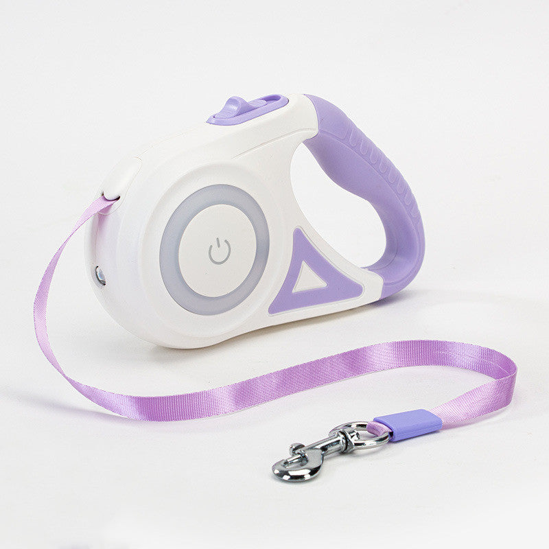 2-in-1 Retractable Dog Leash and Collar – Durable Pet Traction Rope for Dogs & Cats