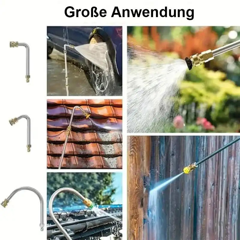 4000 Psi Telescoping High Pressure Washer Wand Set Commercial Grade Pressure Washer for Gutter & Roof Drainage & Walls Cleaning