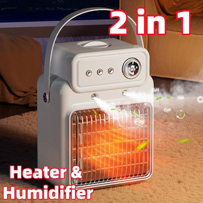Efficient Room Heater Humidifying Table Heater Overheating Protections Heater Indoor Heater Suitable For Offices 2in 1