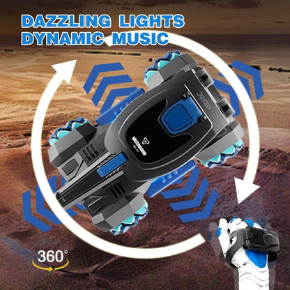 Tank Shooting Gesture Sensing Rc Stunt Car With Light Music