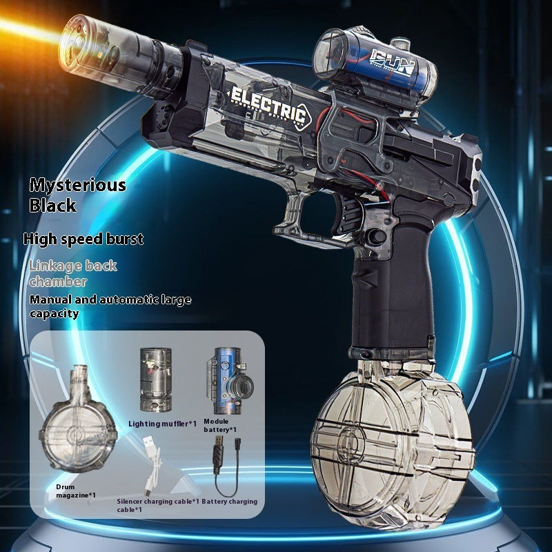 Fire Rat Electric Water Pistol Cool Light Full Automatic Water Spray Gun . Toy Sports Entertainment Children Gifts AC223