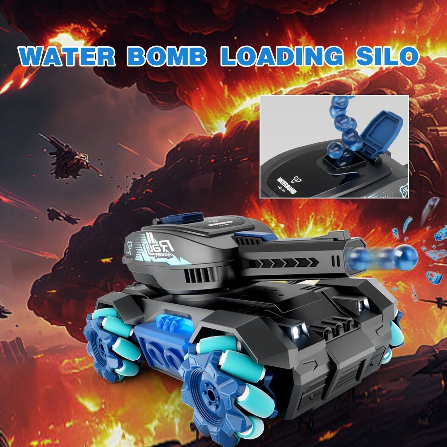 Tank Shooting Gesture Sensing Rc Stunt Car With Light Music