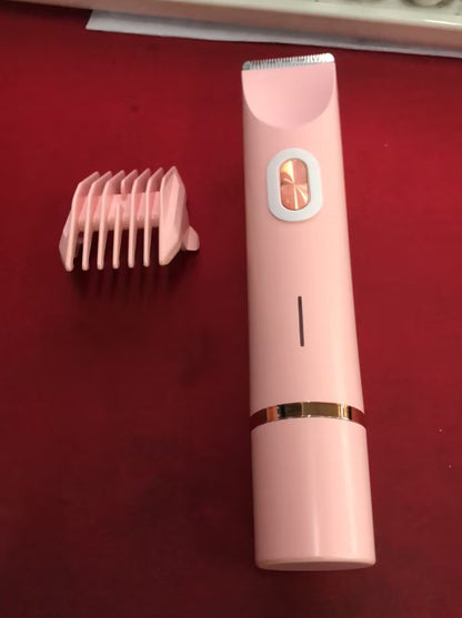 Hair Remover Women's Double Head Shaver Private Pubic Hair Trimmer Electric Razor Wet Dry Electric Body Hair