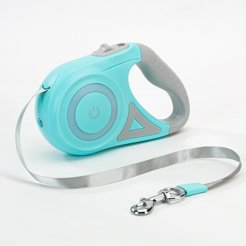 2-in-1 Retractable Dog Leash and Collar – Durable Pet Traction Rope for Dogs & Cats