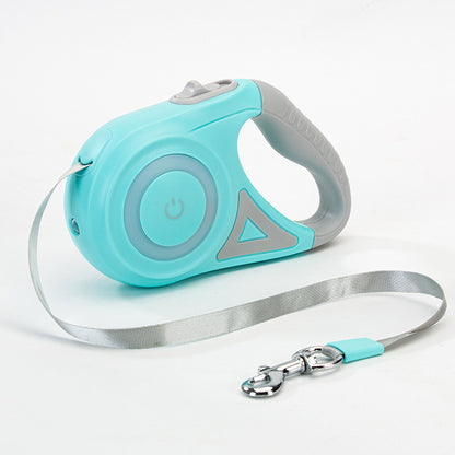 2-in-1 Retractable Dog Leash and Collar – Durable Pet Traction Rope for Dogs & Cats