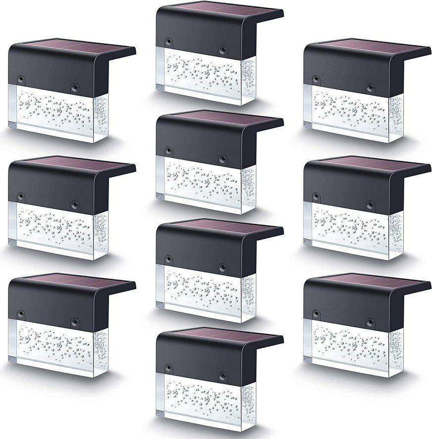 Outdoor Solar RGB LED Fence & Stair Lights – Waterproof