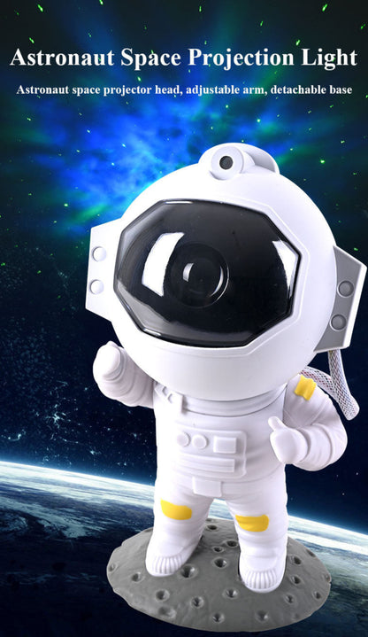 Galaxy Star Projector Starry Sky Night Light Astronaut Lamp Home Room Decor Decoration Bedroom Decorative Luminaires Gift