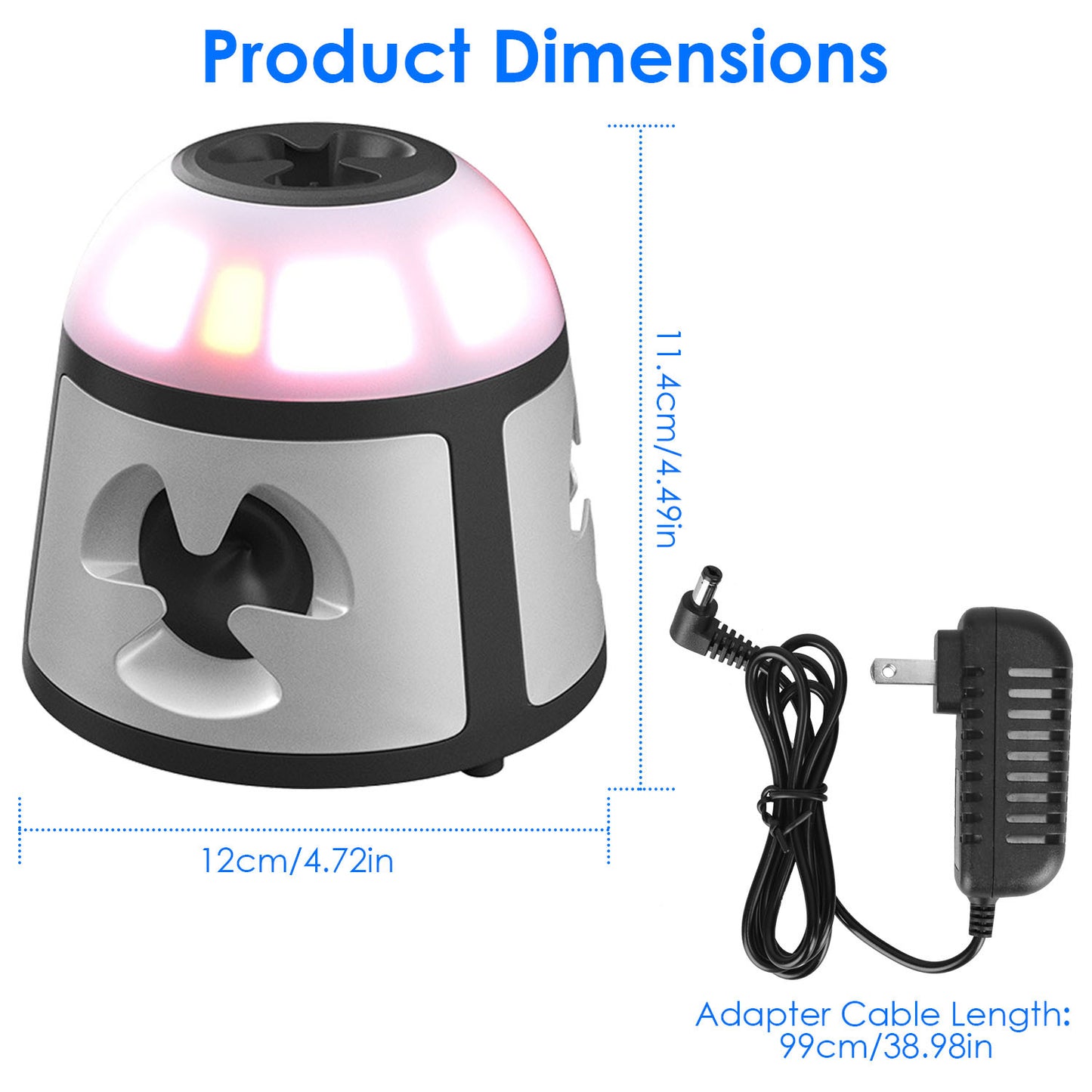 360 Degree Ultrasonic Mice Repellent Indoor Rodent Repeller Rat Squirrel Rodent Control Device With 4 Modes 9 Strobe Lights Alarm Horn For Kitchen Warehouse