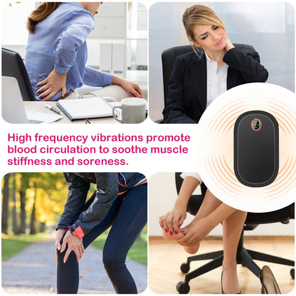 Rechargeable Hand Warmer Electric Hand Heater Portable Reusable Pocket Warmer Power Bank With Digital Display 2 Levels Double-sided Heating