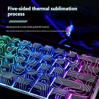 Customized Five-sided Sublimation Technology Keyboard Cap