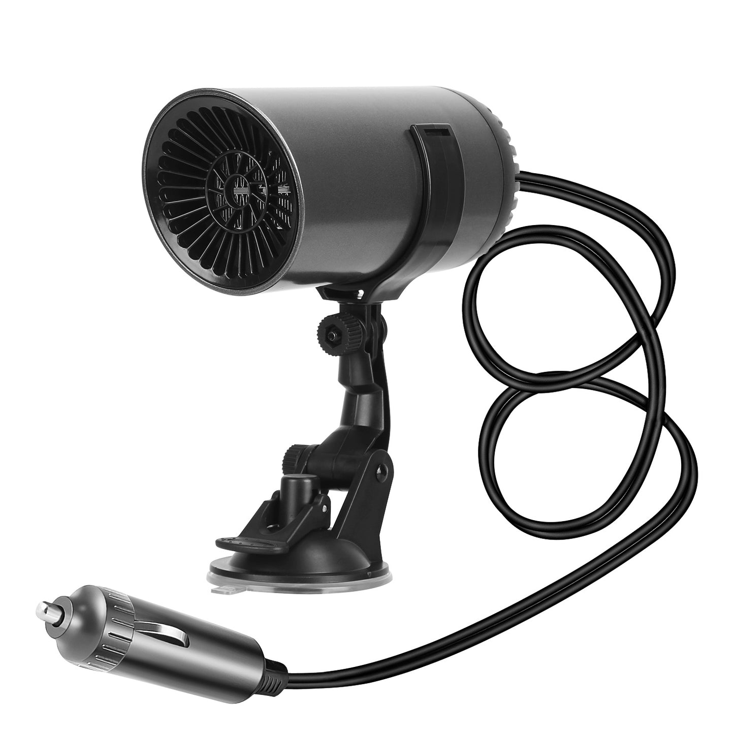 Portable Car Heater 2 In 1 Heating Cooling Fan Rotatable Demister Defroster With 4.92ft Cord