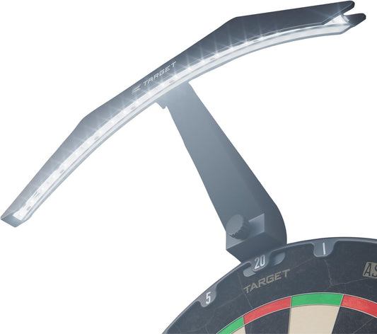 Darts LED Dartboard Light - Bright Dart Board Lighting | Extra Long 3M Cable | Securely Fits All Dart Boards | Easy Assembly | Professional Darts Accessories