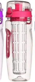 Fruit Infuser Water Bottle 32oz – BPA-Free Plastic Sports & Juice Shaker Bottle