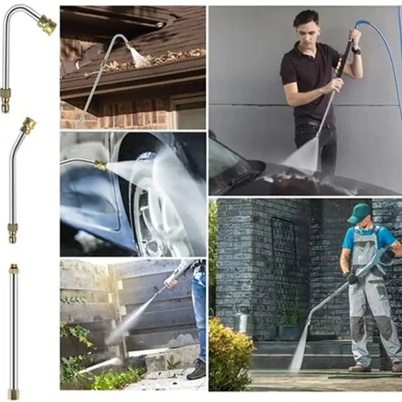 4000 Psi Telescoping High Pressure Washer Wand Set Commercial Grade Pressure Washer for Gutter & Roof Drainage & Walls Cleaning