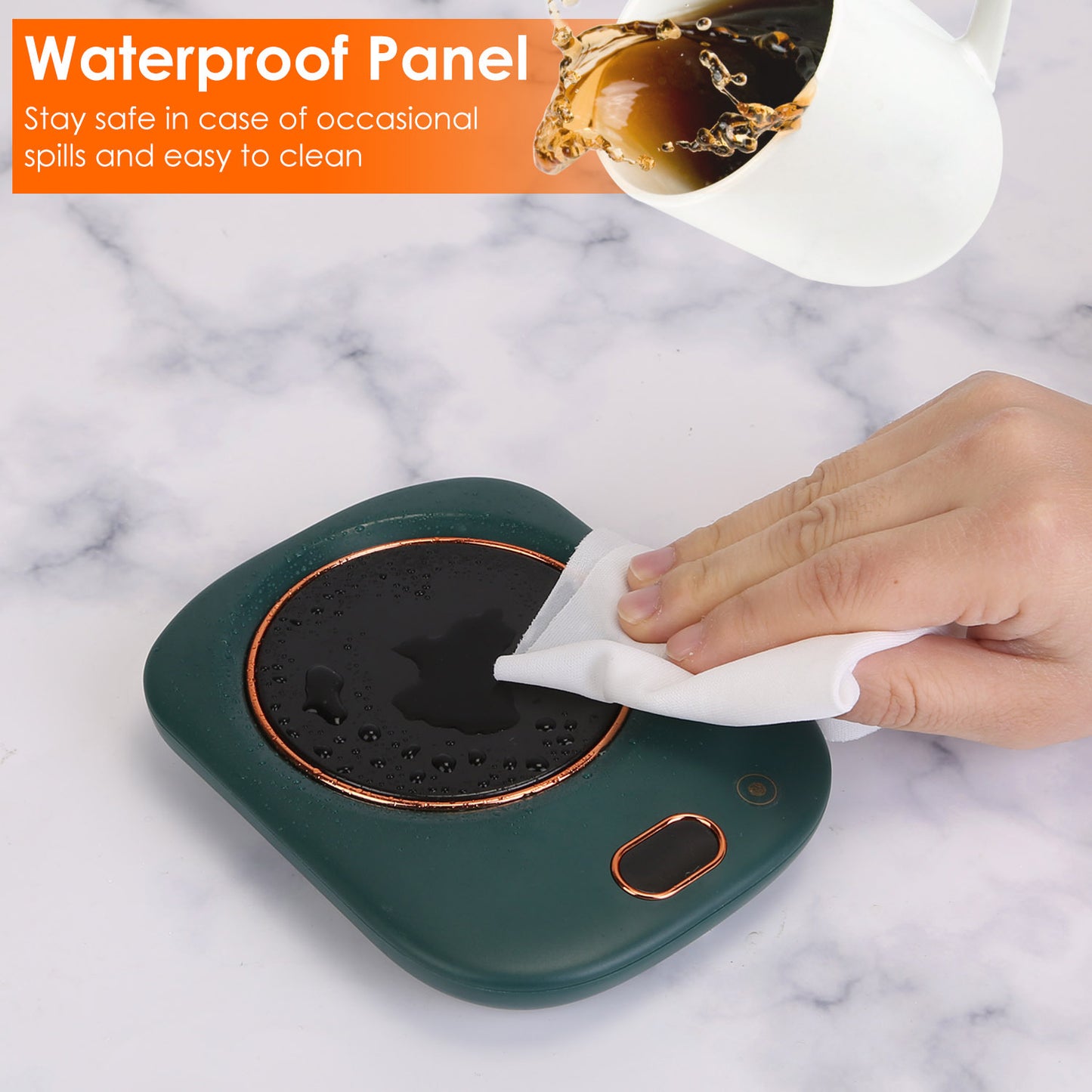 Coffee Mug Warmer For Desk Auto Shut Off USB Tea Milk Beverage Cup Heater Heating Plate For Office Home 3 Temperature Setting