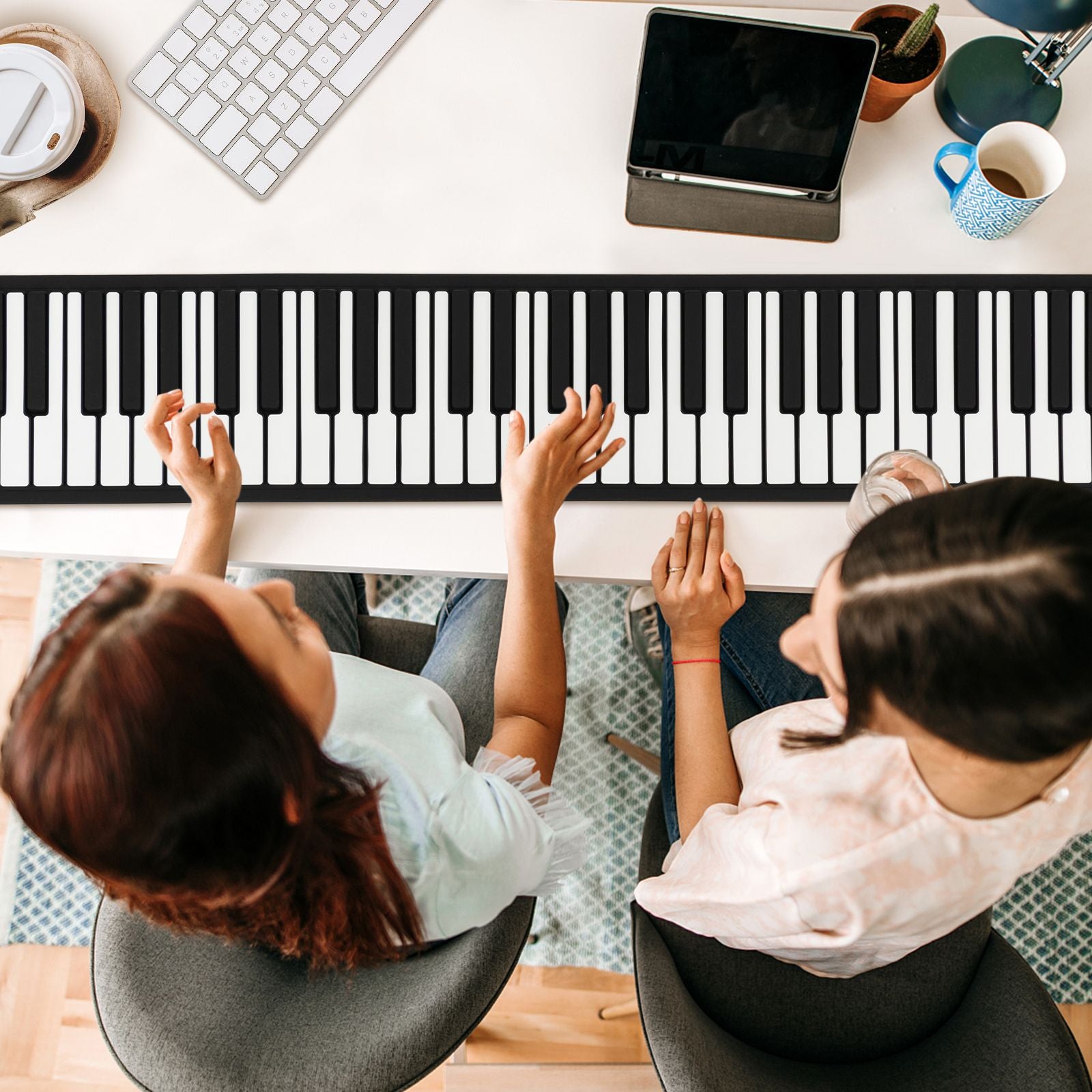 Portable 88-Key Roll up Electronic Piano for Kids and Beginners