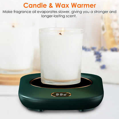 Coffee Mug Warmer For Desk Auto Shut Off USB Tea Milk Beverage Cup Heater Heating Plate For Office Home 3 Temperature Setting