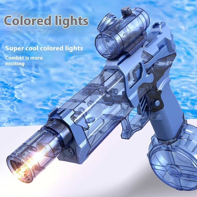 Fire Rat Electric Water Pistol Cool Light Full Automatic Water Spray Gun . Toy Sports Entertainment Children Gifts AC223
