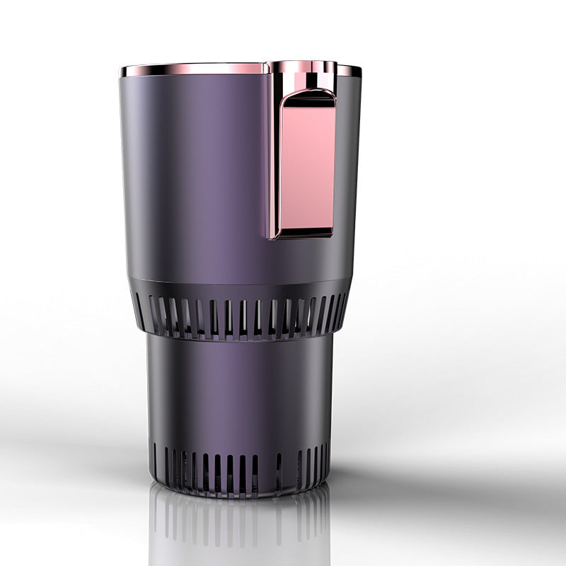 Smart Car Cup Holder Digital Temperature Display Drink Cup Warmer Cooler Mini Car Refrigerator