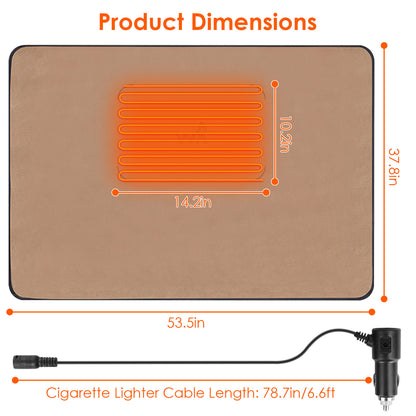 Electric Heated Throw Full Body Heated Shawl Indoor Outdoor Heated Blanket With 3 Heating Levels 2Hrs Auto Off Machine Washable Waterproof