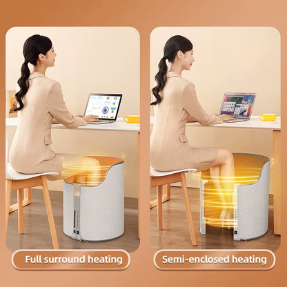 1Portable Space Heater for Office and Home Foldable Foot Warmer under Desk for Leg and Feet Personal Electric Panel Space Heater