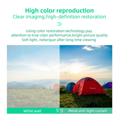 Projector Screen 16:9 Metal anti Light Curtain Reflective Fabric Cloth for YG300 XGIMI H3 HALO Mogo Xiaomi DLP Projector