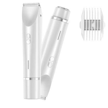 Hair Remover Women's Double Head Shaver Private Pubic Hair Trimmer Electric Razor Wet Dry Electric Body Hair