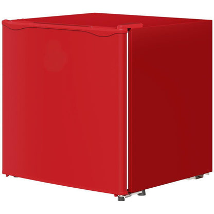 Mini Freezer, Compact Upright Freezer With Removable Shelves, Red