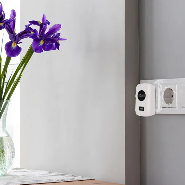 Ultrasonic Insect Repellent - Dual Sound-Wave Tech, 3-Mode Switch, 32 - 120kHz Frequencies, Ideal For Full Home Coverage, Safe For Home With Kids - Plug-in Indoor Bug & Rodent Repeller