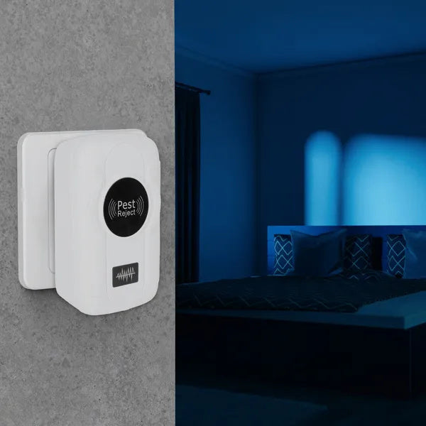 Ultrasonic Insect Repellent - Dual Sound-Wave Tech, 3-Mode Switch, 32 - 120kHz Frequencies, Ideal For Full Home Coverage, Safe For Home With Kids - Plug-in Indoor Bug & Rodent Repeller