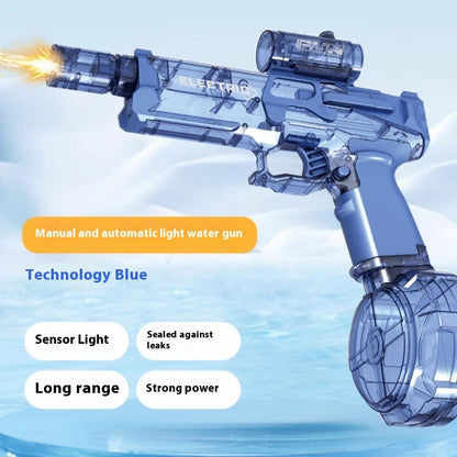 Fire Rat Electric Water Pistol Cool Light Full Automatic Water Spray Gun . Toy Sports Entertainment Children Gifts AC223
