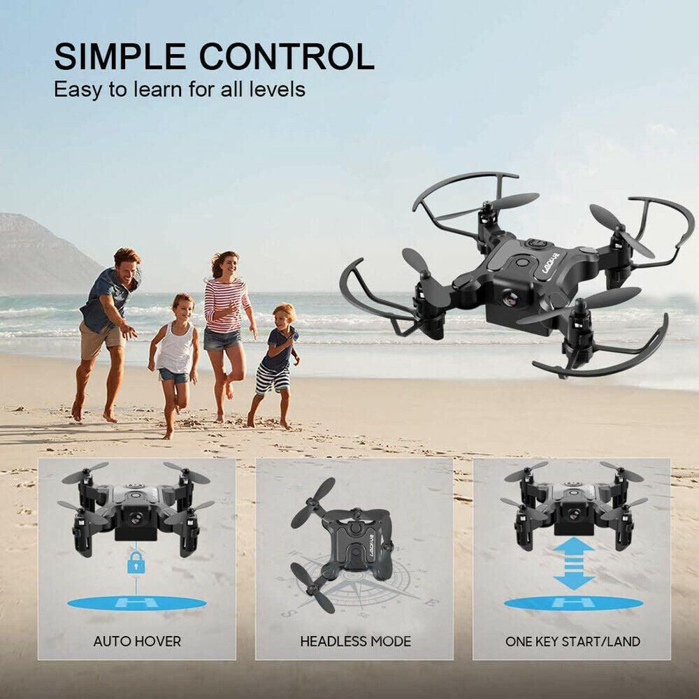 Mini Drone AU 4DRC V2 – HD Camera, WiFi FPV, Foldable RC Quadcopter Toy