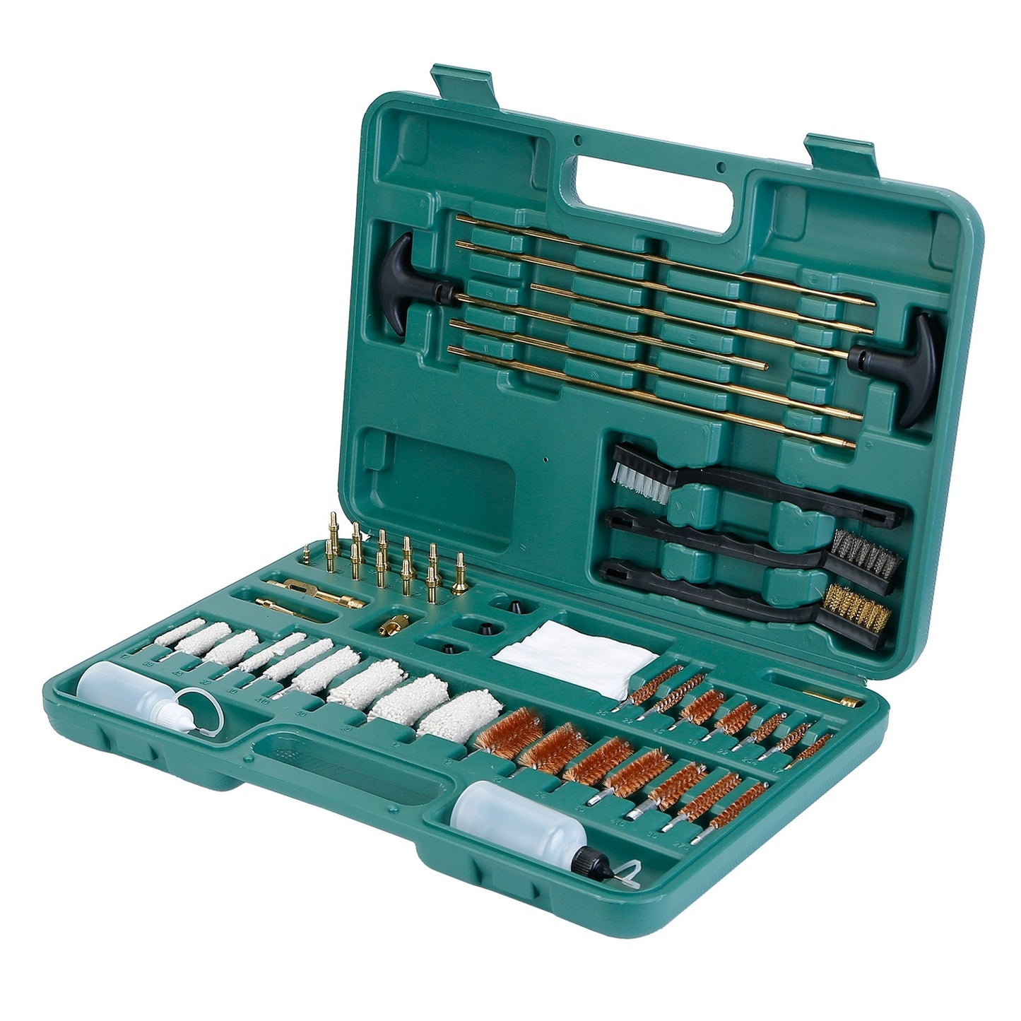 Universal Gun Cleaning Kit Gun Cleaning Brushes Mops Muff Guard With Carrying Case For Rifles Pistols Handguns Shotguns