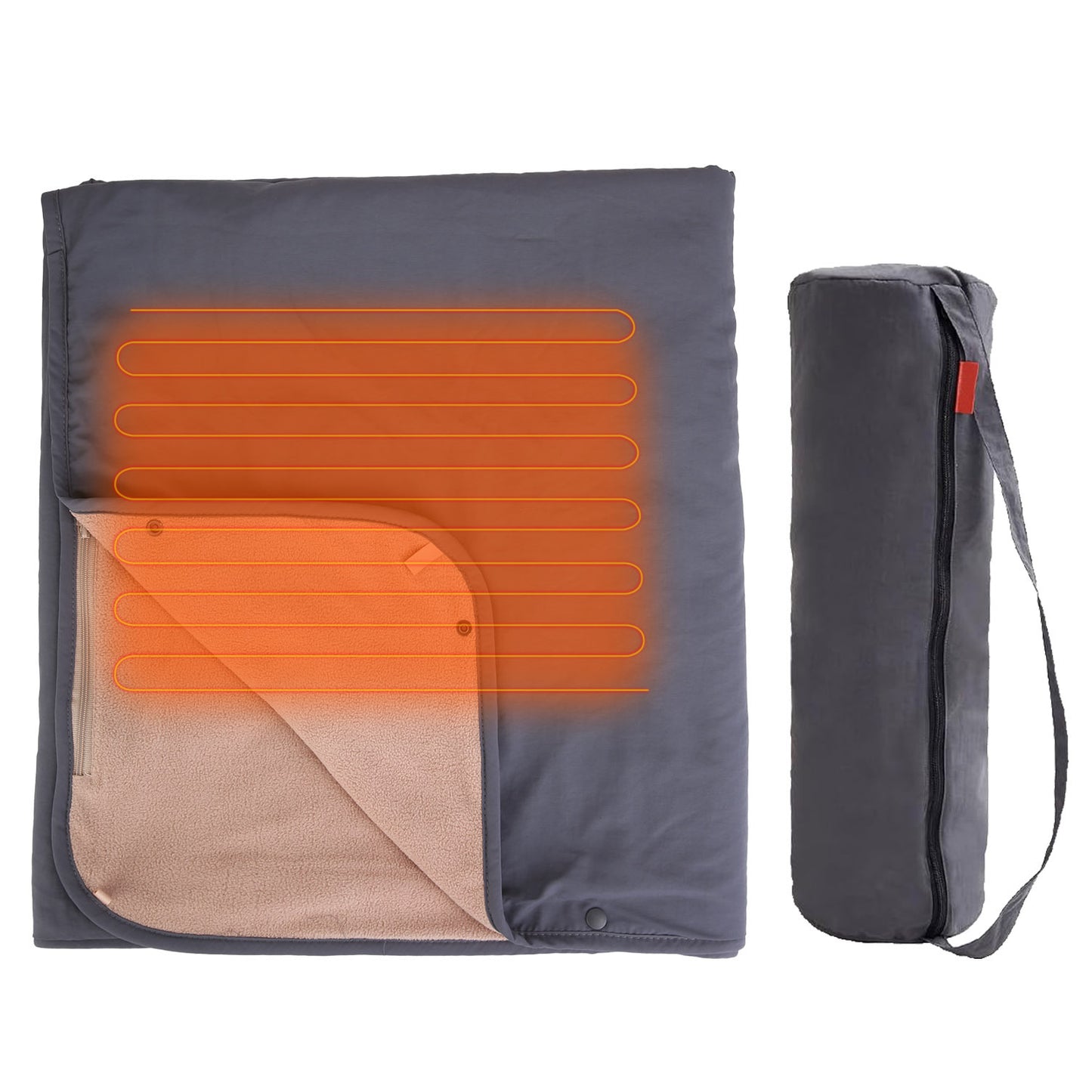 Electric Heated Throw Full Body Heated Shawl Indoor Outdoor Heated Blanket With 3 Heating Levels 2Hrs Auto Off Machine Washable Waterproof