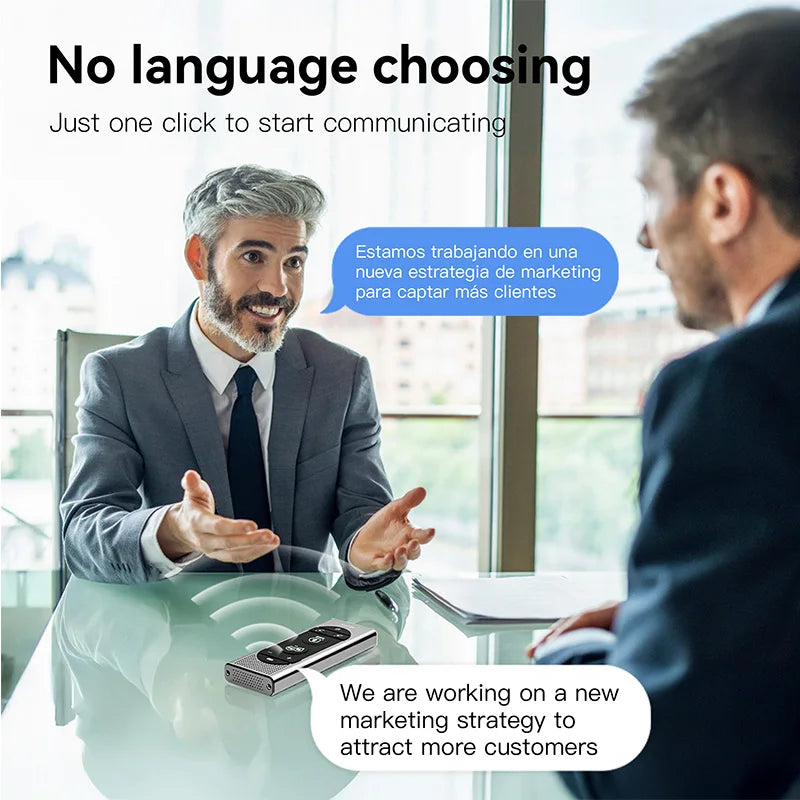 High-Tech AI Translator with Wifi for Global Business and Travel Featuring Chatgpt