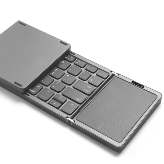 Rechargeable Battery Touchpad IOS Android Windows Mac OS Mini Portable Wireless Foldable Keyboard for Phone PC