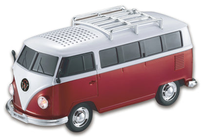 WS-266BT Bluetooth Speaker in Car Bus Design with TF, USB, FM, AUX, and Hands-Free Functionality