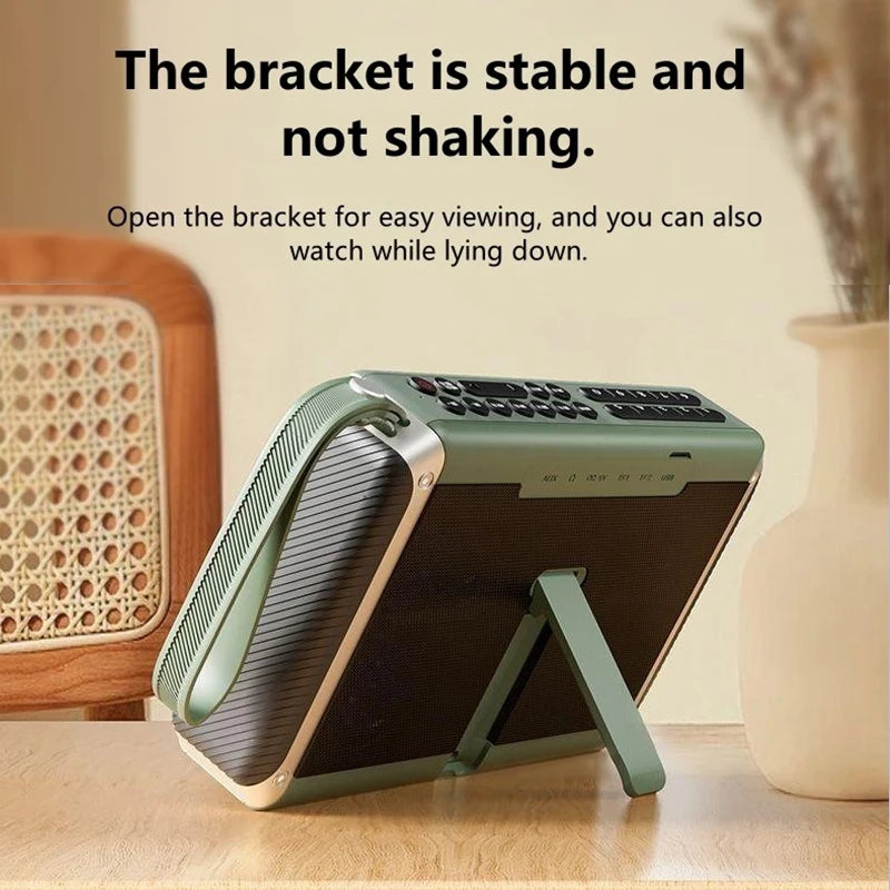 SANSUI F55 – All-in-One Bluetooth Speaker with Radio, Video & Music Playback