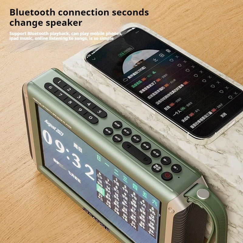 SANSUI F55 – All-in-One Bluetooth Speaker with Radio, Video & Music Playback