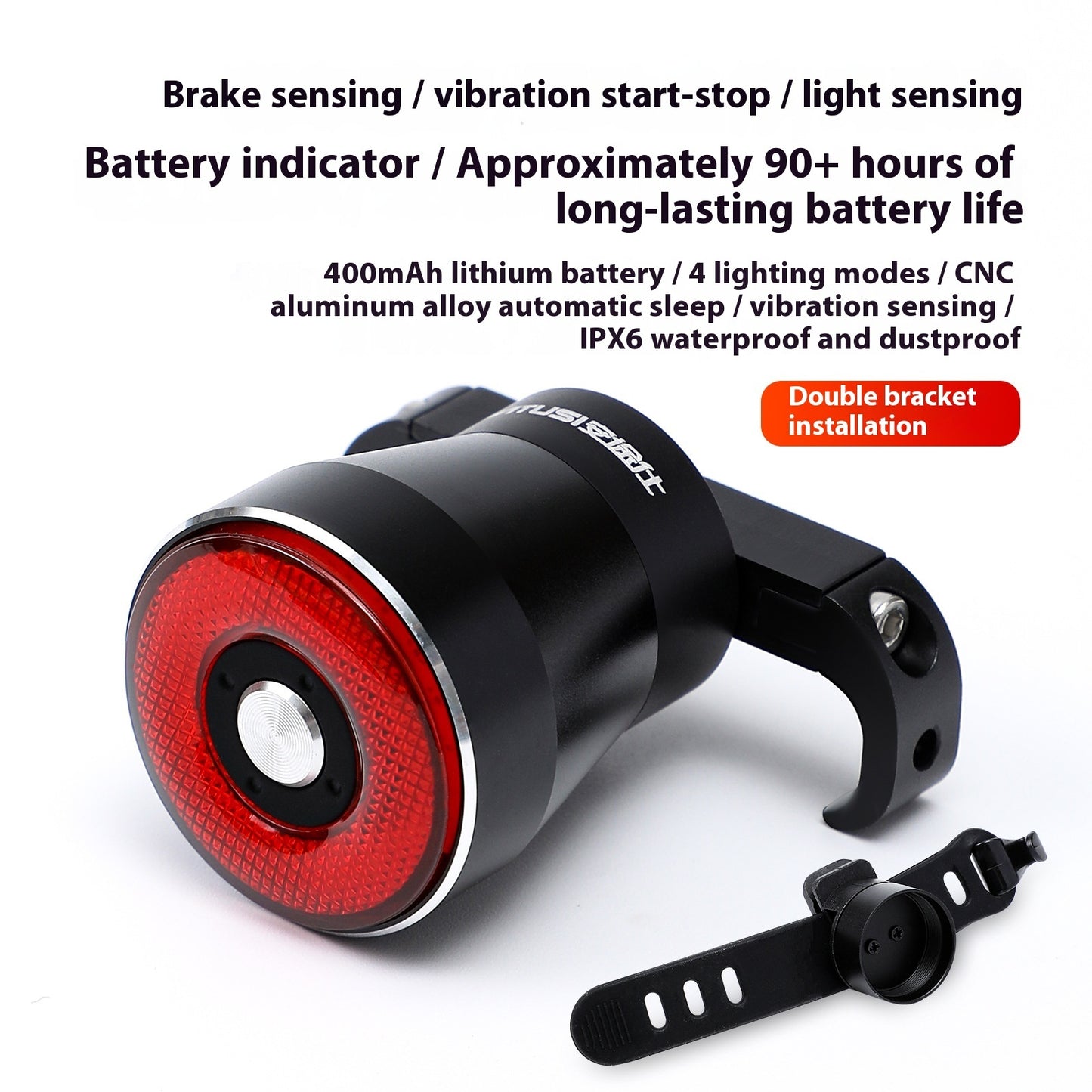 Warning Cycling Fixture Bicycle Taillight Road