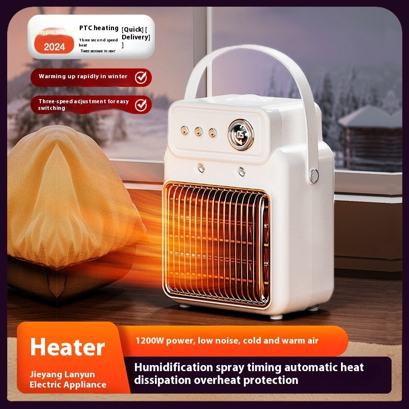Efficient Room Heater Humidifying Table Heater Overheating Protections Heater Indoor Heater Suitable For Offices 2in 1