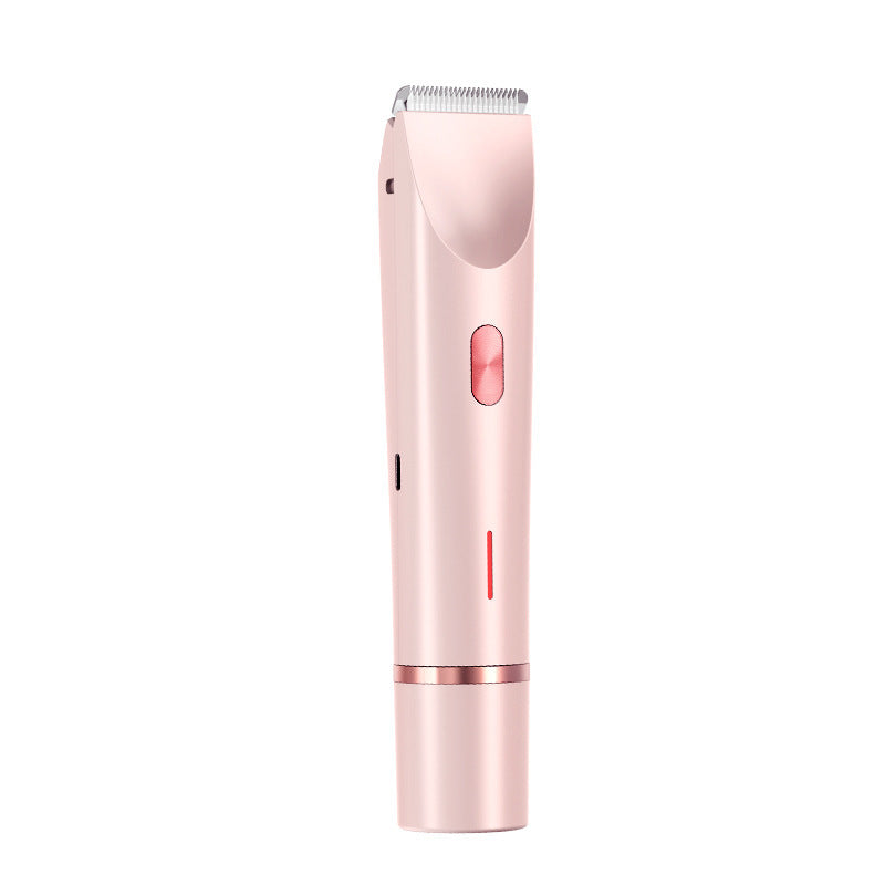 Hair Remover Women's Double Head Shaver Private Pubic Hair Trimmer Electric Razor Wet Dry Electric Body Hair