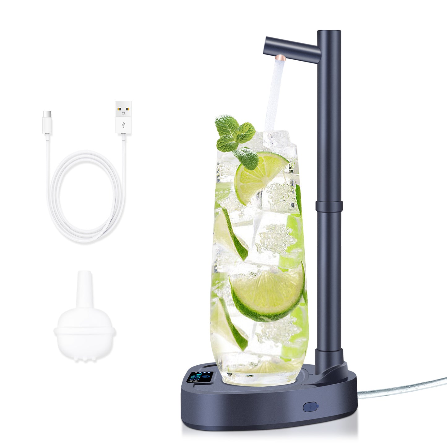 Tupe Water Dispenser Automatic Water Bottle Desktop Rechargeable Water Dispenser With Stand