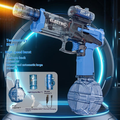 Fire Rat Electric Water Pistol Cool Light Full Automatic Water Spray Gun . Toy Sports Entertainment Children Gifts AC223
