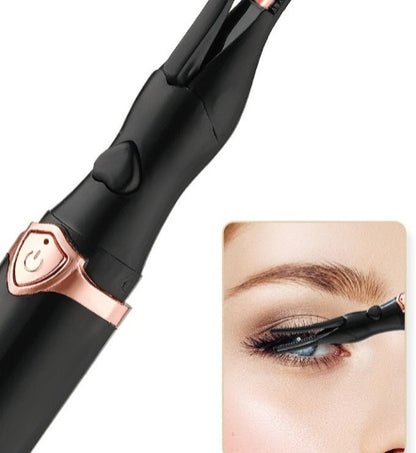 Electric Heated Eyelash Curler for Women – 360° Rotating, Rechargeable & Portable
